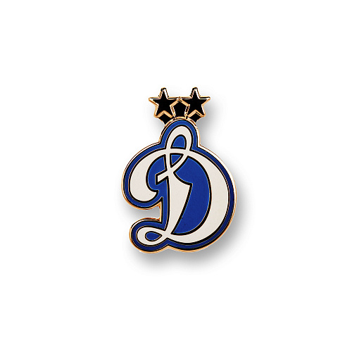 Значок лого Д звёзды белый