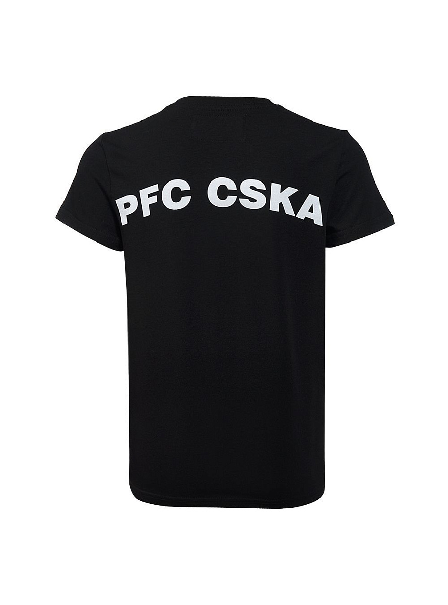 Футболка детская ЦСКА"Эмблема", цвет чёрный