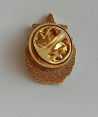 Значок ЦСКА 3D золото