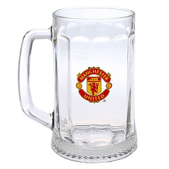 Пивная кружка Манчестер Юнайтед Glass Tankard DA