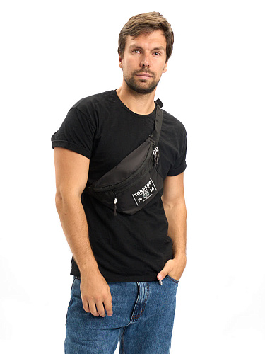 Сумка на пояс Торпедо черная 10347