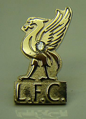 Значок Ливерпуль золото/бриллиант