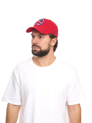 Бейсболка ХК ЦСКА 13084 красная