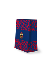 Пакет бумажный подарочный ЦСКА МОСКВА 22х26х10 см	