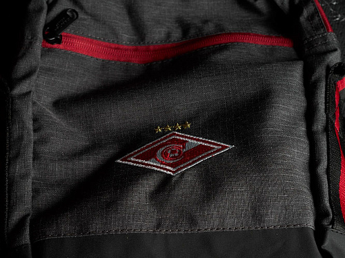 Сумка через плечо Спартак 54041, черно-красная