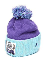 Шапка КХЛ КРУТ фиолетово-бирюзовая 60287