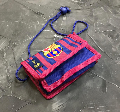 Кошелек на шею Барселона, красно-синий FC-180