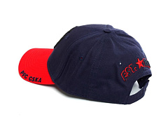 Бейсболка ПФК ЦСКА, цвет сине-красный