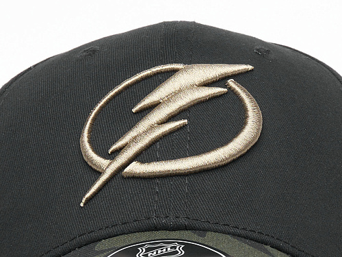 Бейсболка Tampa Bay Lightning черная-хаки 32263