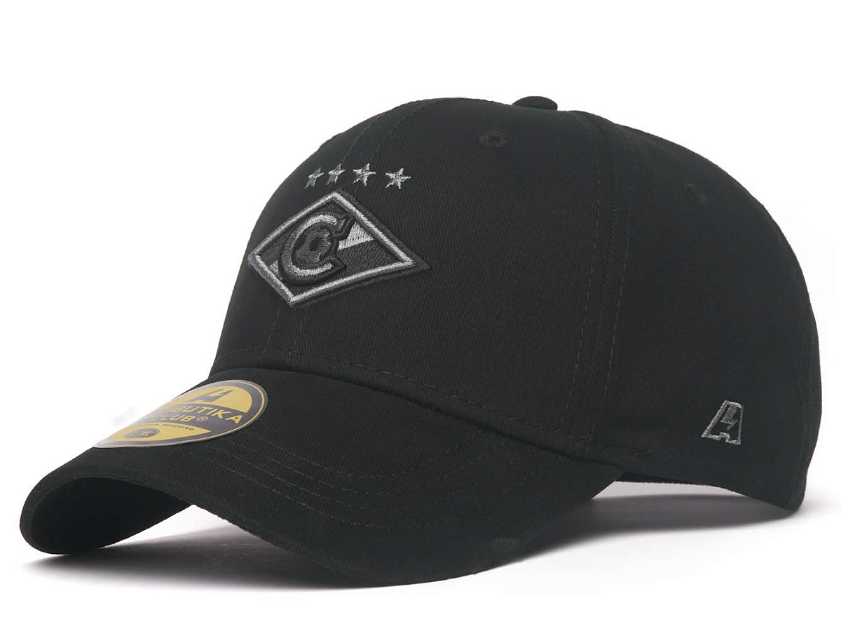 Бейсболка Спартак черная 120357