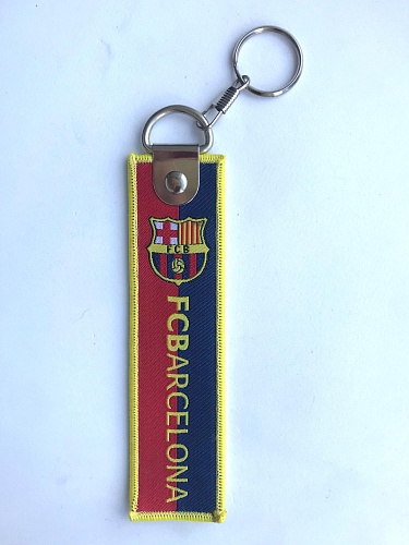 Брелок Барселона тканевый