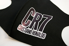 Маска для лица многоразовая CR7 черная