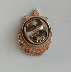 Значок ЦСКА 3D серебро