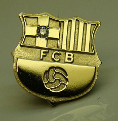 Значок Барселона золото/бриллиант