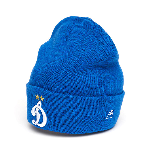 Шапка Динамо 60119 голубая с отворотом