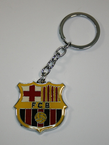 Брелок Барселона металл