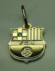 Подвеска Барселона золото/бриллиант