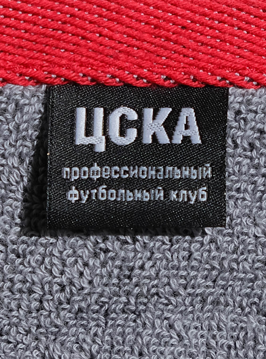 Полотенце PFC CSKA 140 х 70 см, цвет чёрный