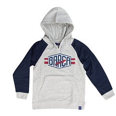 Детская толстовка Барселона BARCA серая