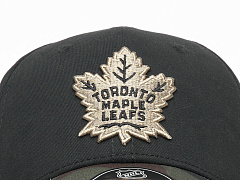 Бейсболка Toronto Maple Leafs черная-хаки 32262