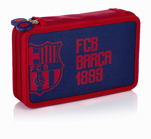 Пенал Барселона, красно-синий, два отделения FC-188