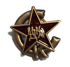 Значок ЦДКА рельефный на цанге