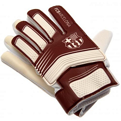 Вратарские перчатки Барселона детские Goalkeeper Gloves Kids, 7-9 лет