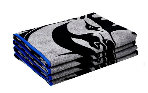 Полотенце PFC CSKA CAMO 140 х 70 см, цвет чёрный