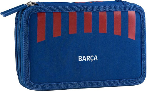Пенал с канцтоварами Барселона, красно-синий, два отделения FC-270