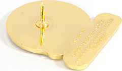 Значок ЕВРО 2020 мет.смола 3 см "Эмблема UEFA"