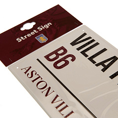 Табличка Астон Вилла Street Sign