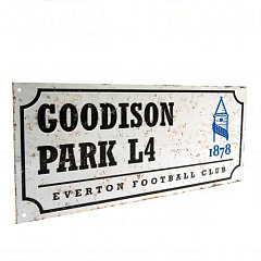 Табличка Эвертон Retro Street Sign