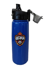 Бутылка для воды ЦСКА с автоматической крышкой 750 мл, цвет синий