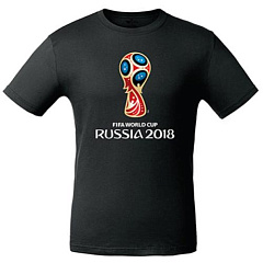 FIFA-Футболка односторонняя "Эмблема", цв.черный
