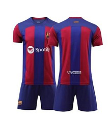 Детская форма Барселона 2023/2024 домашняя (футболка и шорты)