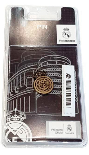 Значок Реал Мадрид PIN ESCUDO DORADO цвет золото
