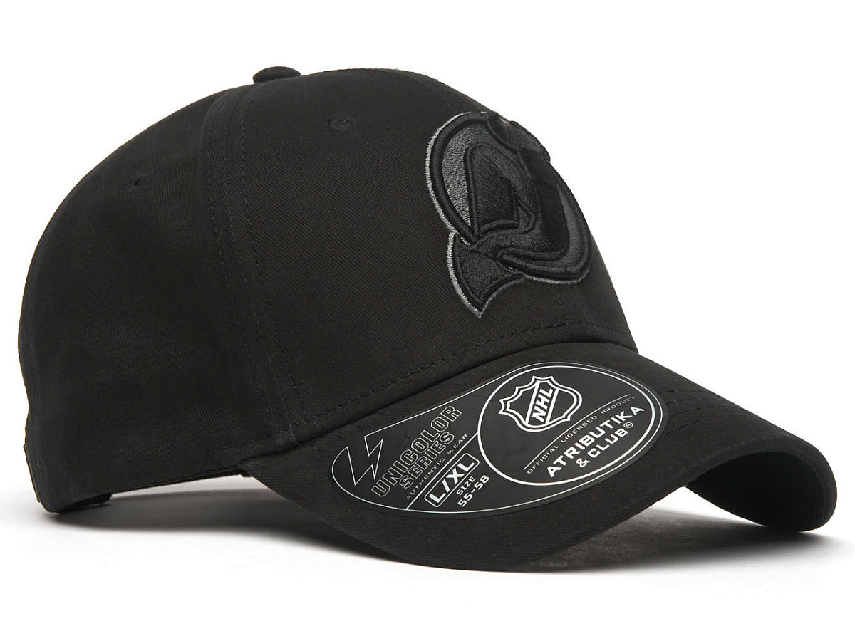 Бейсболка NHL New Jersey Devils черная 31616