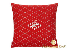 Подушка Спартак красный ромб