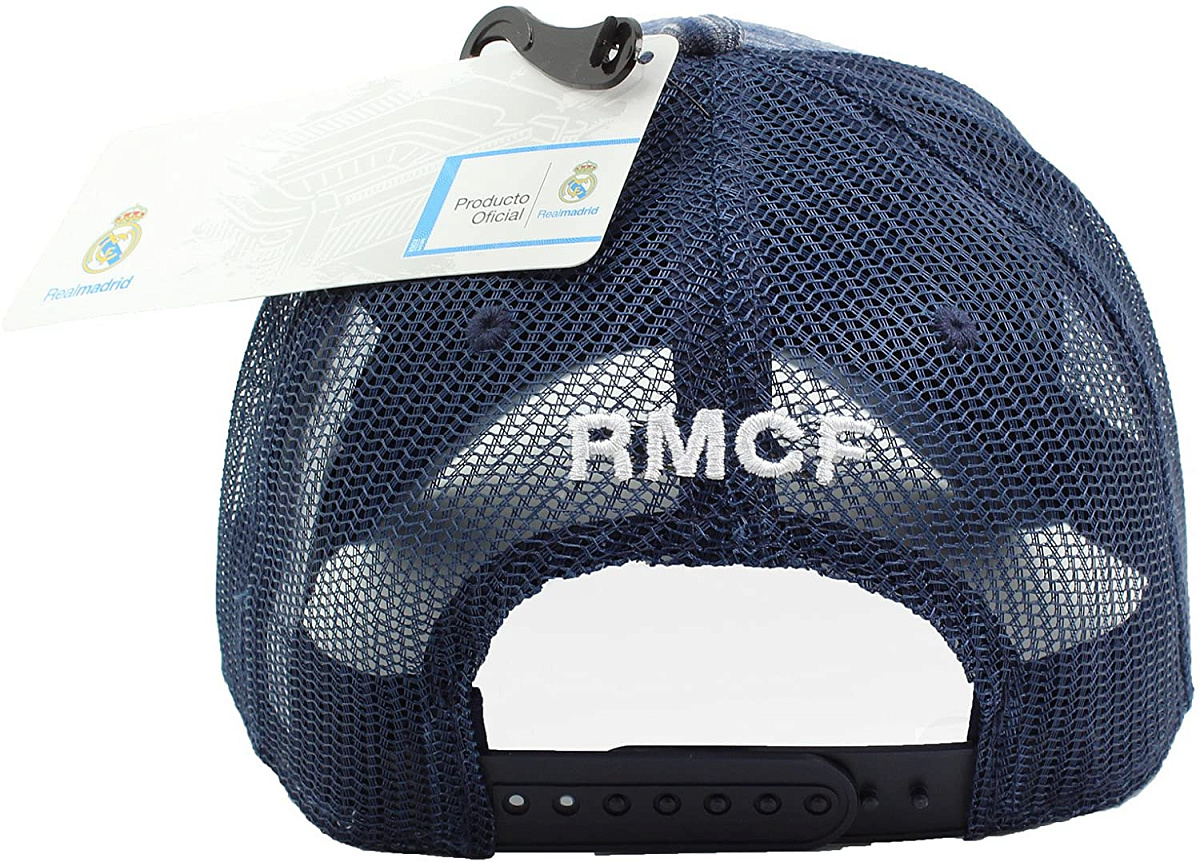 Бейсболка Реал Мадрид Blue Melange, летняя