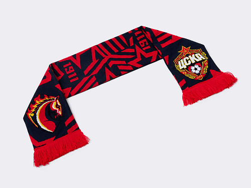 Шарф ЦСКА вязаный полноцветный 96300703