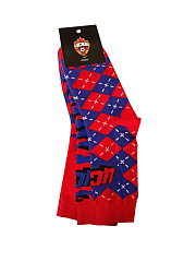 Носки детские, набор 3 пары, цвет красно-синий