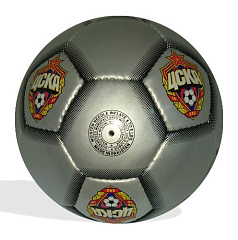 Мяч футбольный ПФК ЦСКА, цвет серебро, размер 5