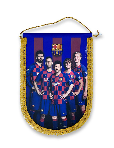 Вымпел Барселона TEAM 23х34 см