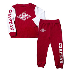 Костюм Спартак (футболка с длинным рукавом+брюки) 251330