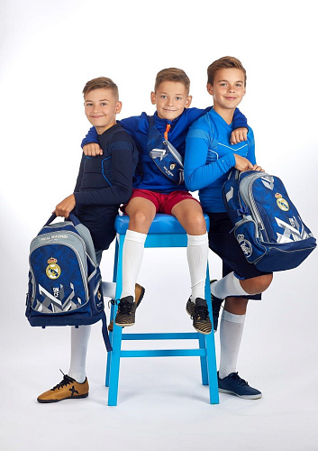 Рюкзак Реал Мадрид, сине-серый RM-172