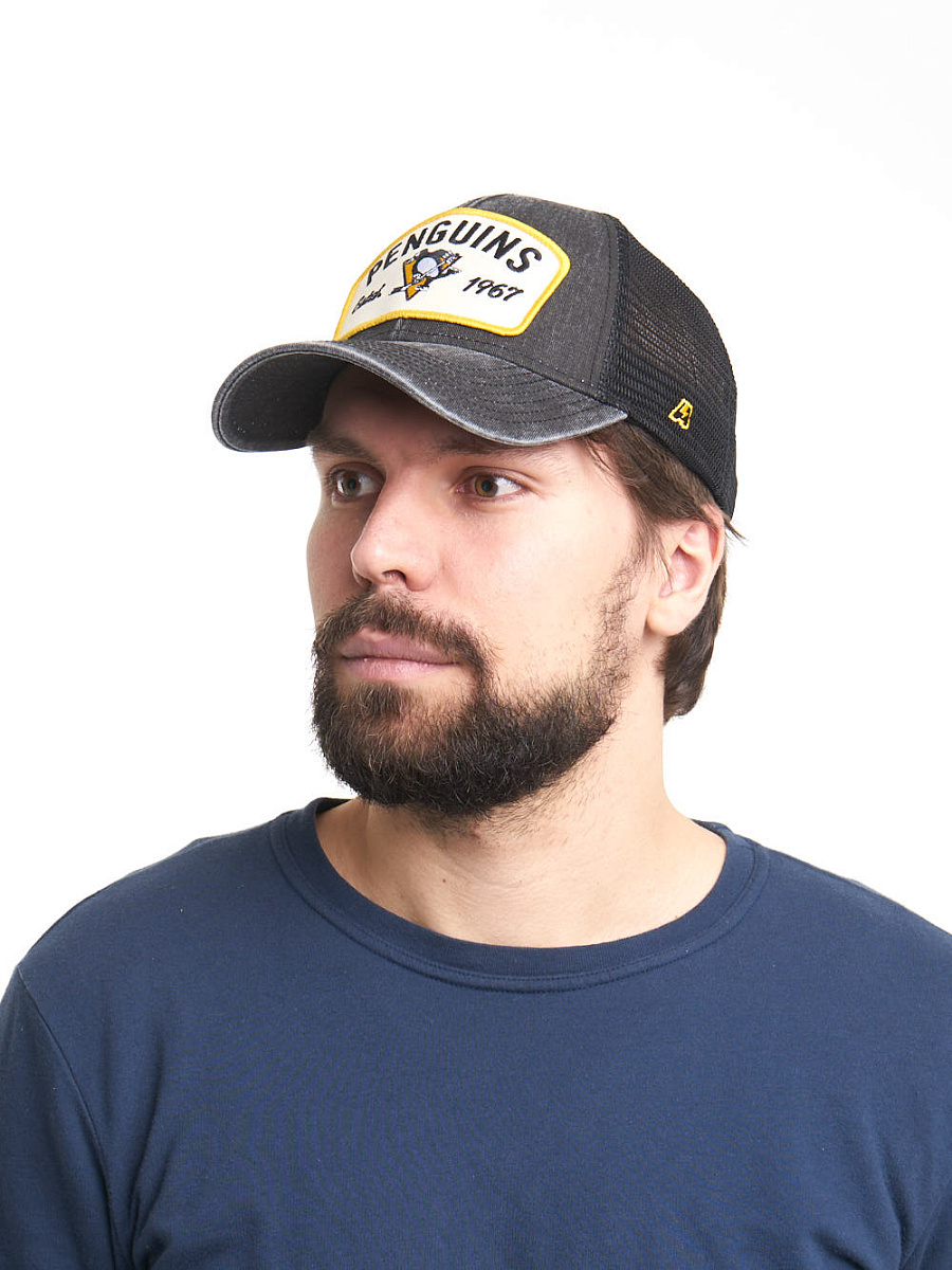 Бейсболка NHL Pittsburgh Penguins летняя винтажная 31108