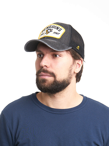 Бейсболка NHL Pittsburgh Penguins летняя винтажная 31108