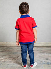 Поло детское ЦСКА ЭМБЛЕМА, цвет красный