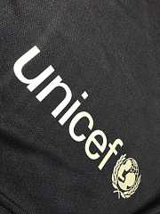 Детская форма Барселона 2020/2021 выездная черная (футболка и шорты)