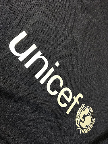 Детская форма Барселона 2020/2021 выездная черная (футболка и шорты)